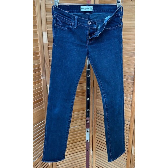 Abercrombie Kids Girls Maddy Stretch Denim Straight Leg Jeans Size 14 Slim - Picture 3 of 6